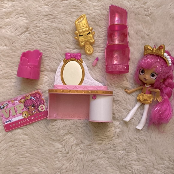 Shopkins Other - Shopkins Shoppies Shoppie Doll Lippy Lulu’s beauty boutique
